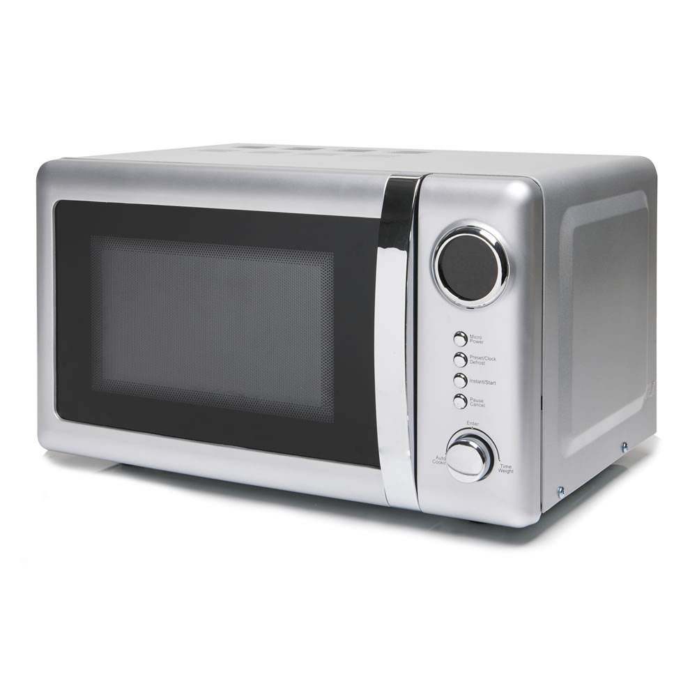 Wilko Silver Microwave 20L Wilko