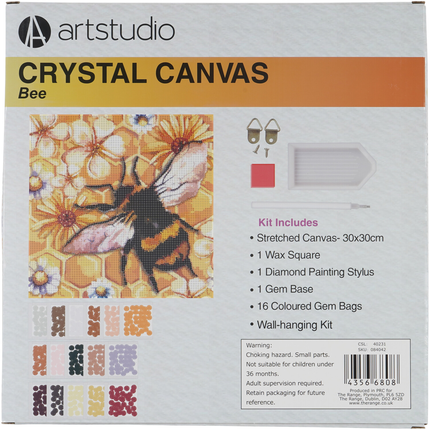Crystal Canvas Flower or Bee Image 3