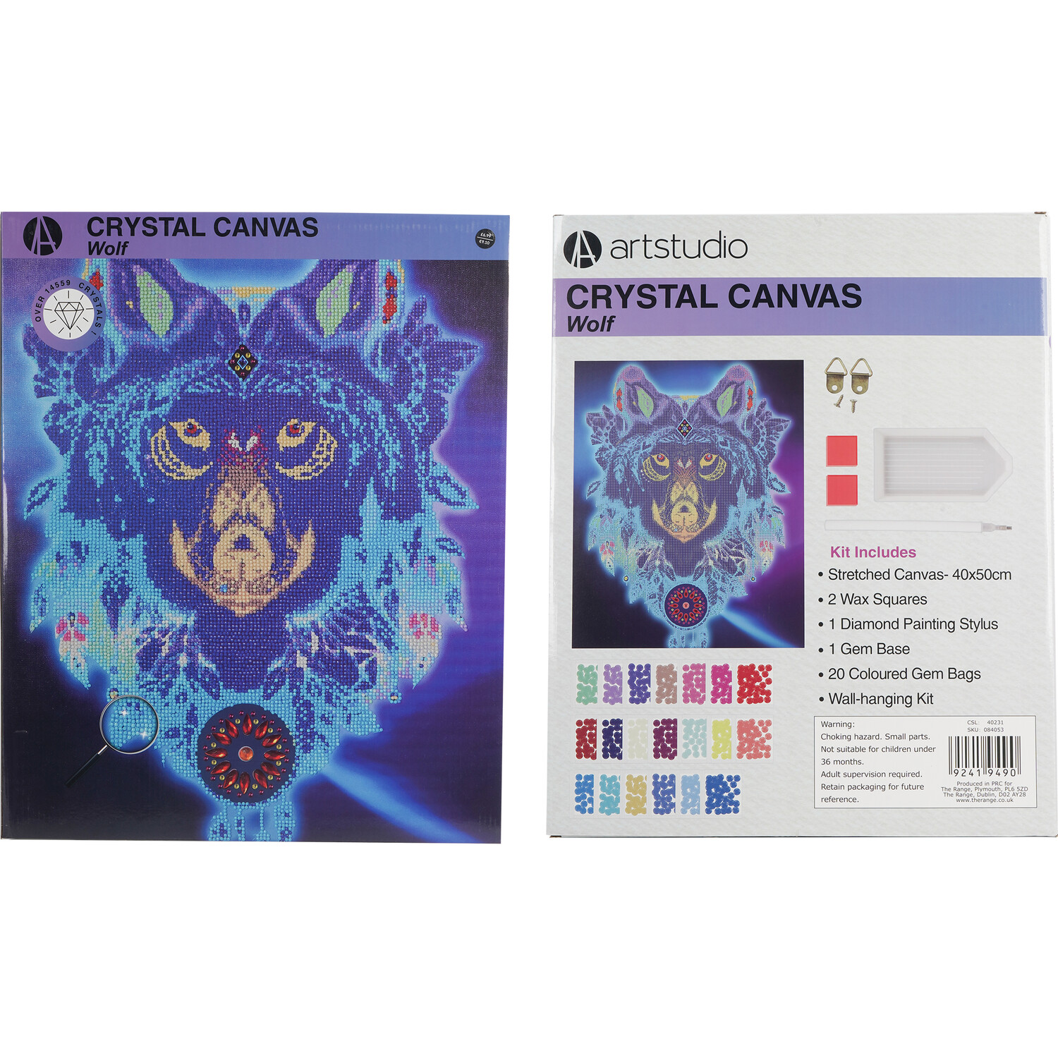 Crystal Canvas Wolf or Leopard Image 2