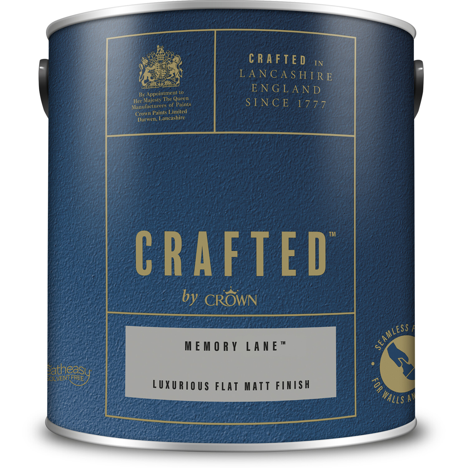 Crown Crafted Walls and Wood Memory Lane Luxurious Flat Matt Paint 2.5L Image 2