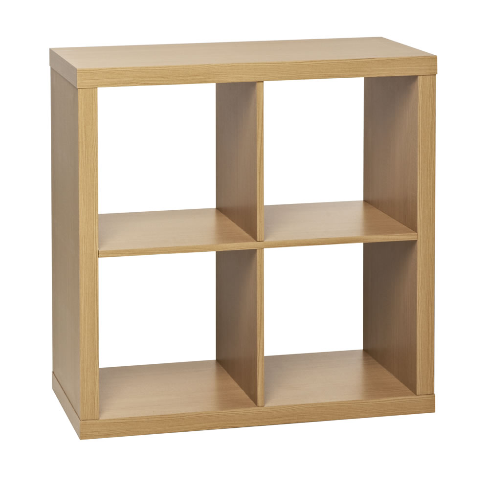 oak effect toy storage