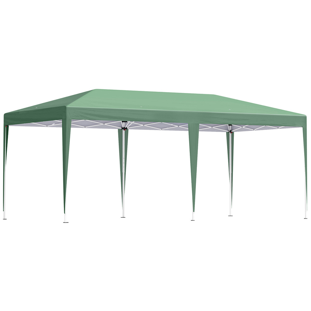 Outsunny 6 x 3m Green Large Gazebo Party Tent Image 2