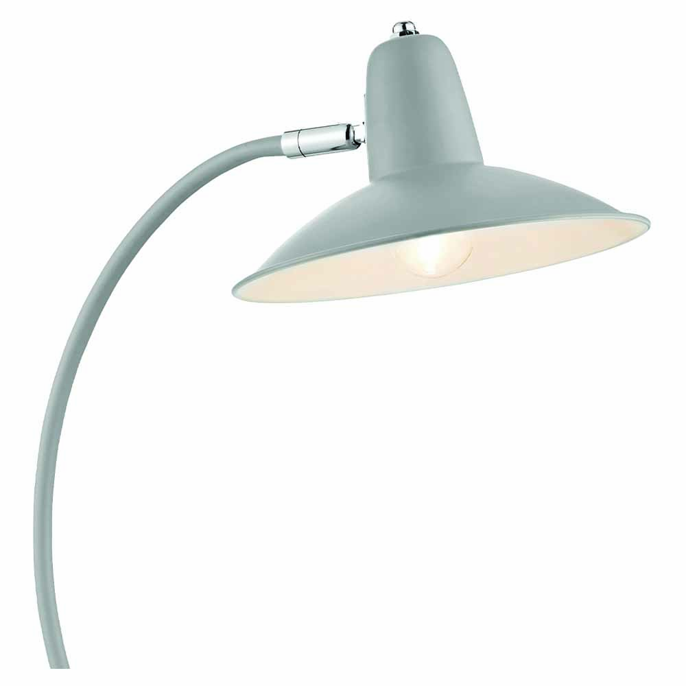 The Lighting and Interiors Grey Charlie Desk Lamp Image 3