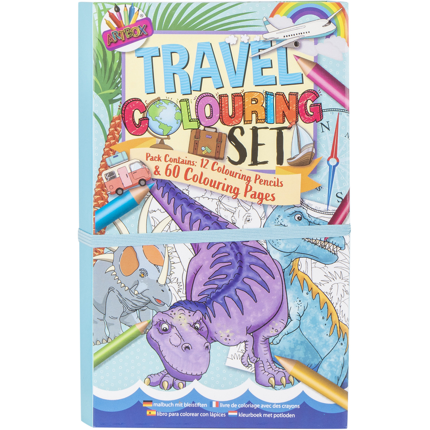 Artbox Travel Colouring Set Image