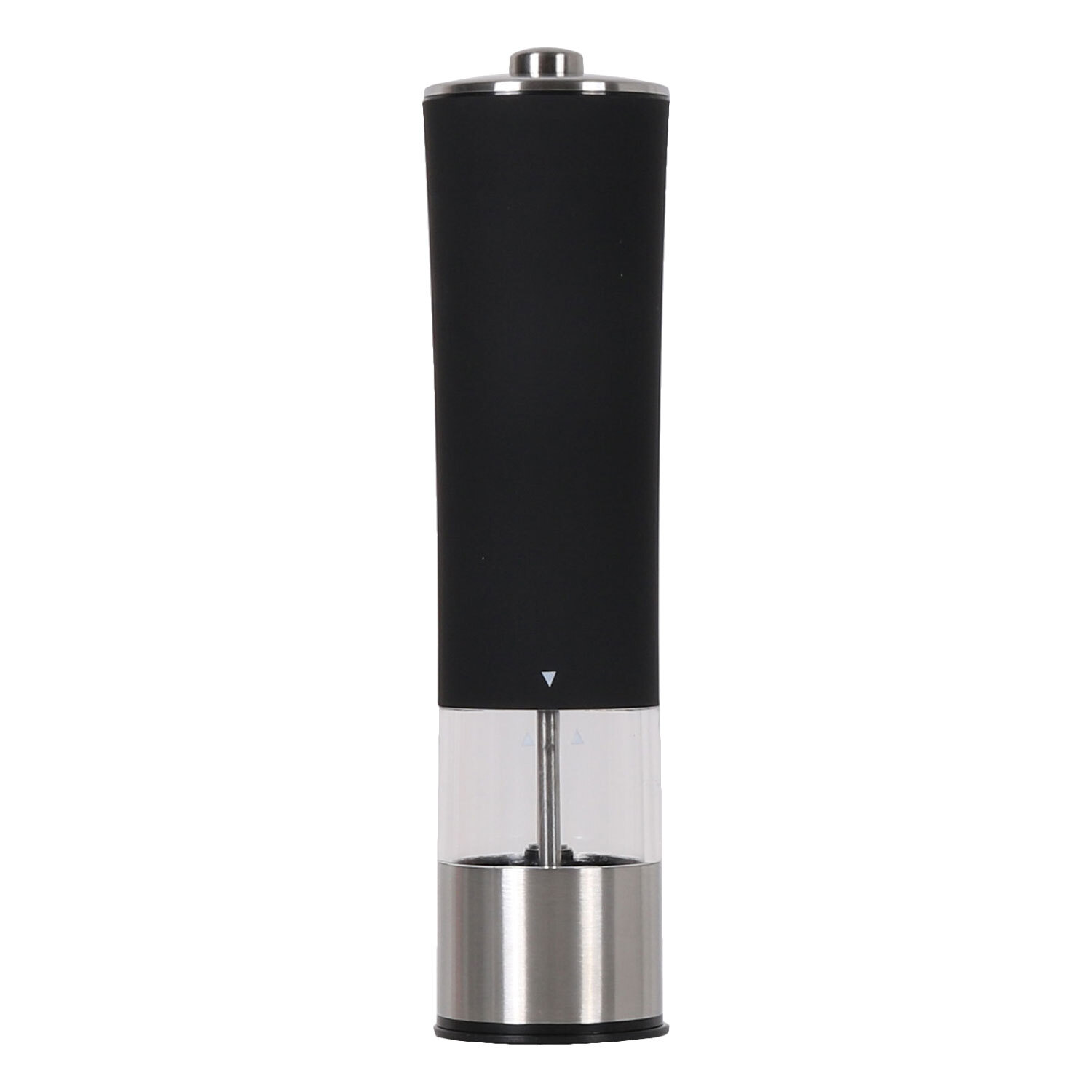 Soft Touch Electronic Salt and Pepper Mill - Black Image