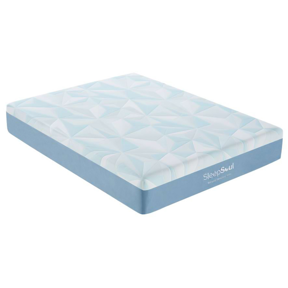SleepSoul Orion King Size White 800 Pocket Sprung Cool Gel Memory Foam Mattress Image 1
