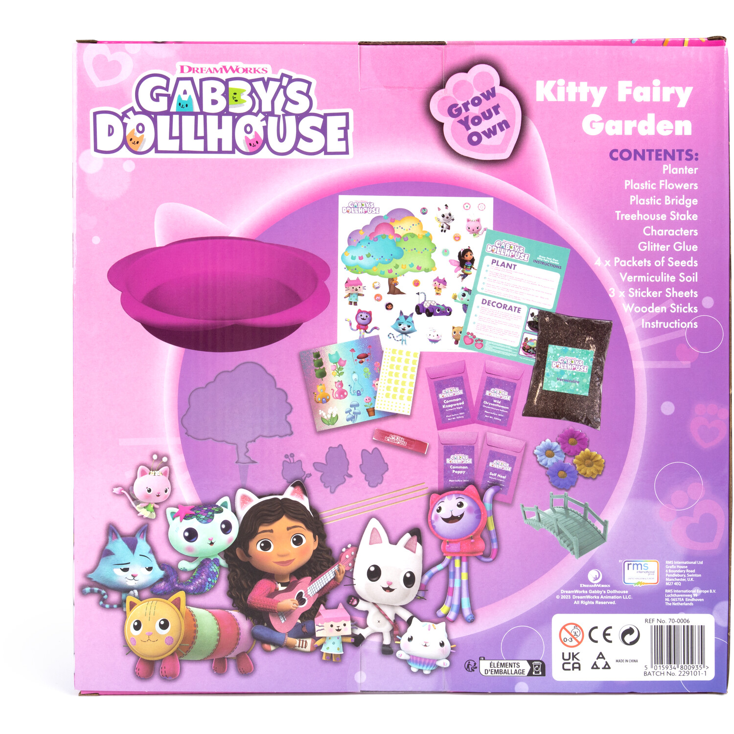 Gabby's Dollhouse Grow Your Own Kitty Fairy Garden Image 2