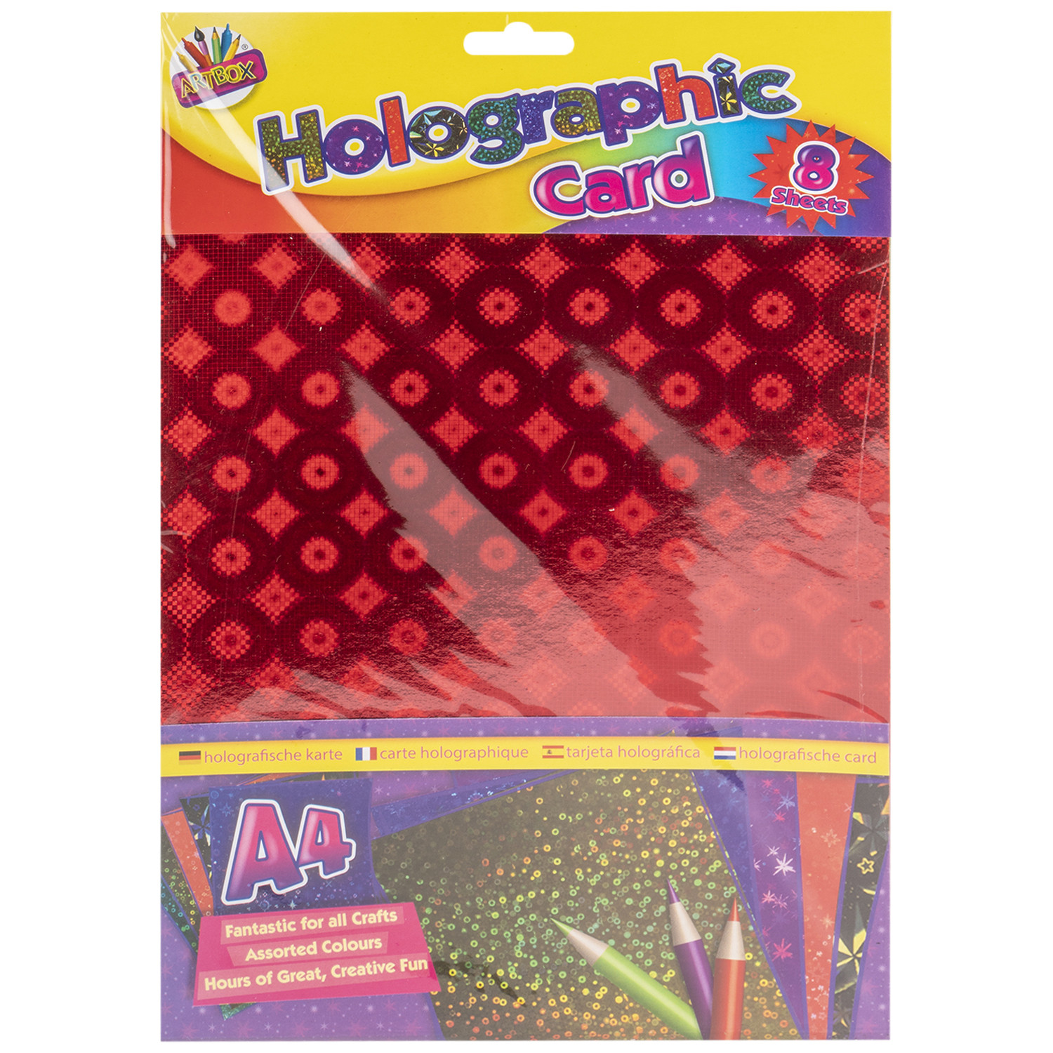 Pack of 8 Artbox Holographic Card Image 3