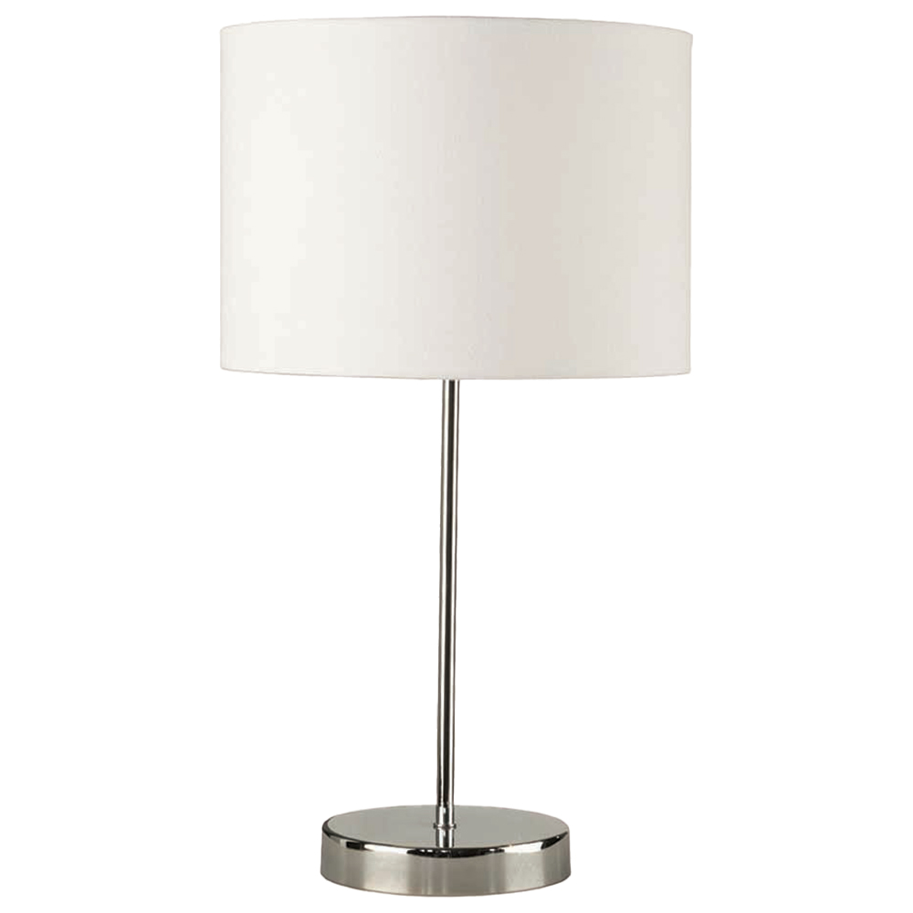The Lighting and Interiors Chrome Islington Touch Table Lamp Image 1