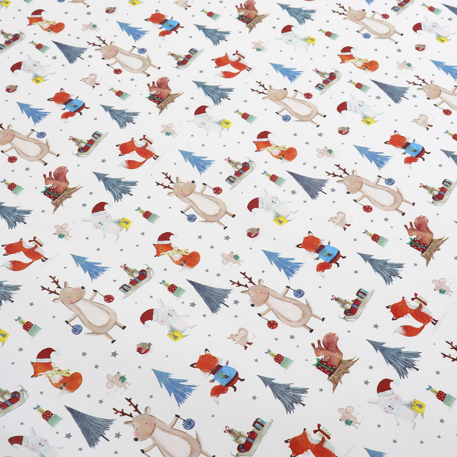 Cute Woodland Wrapping Paper 8m Image 1