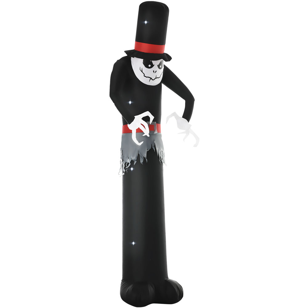 Outsunny Halloween Skinny Ghost with Tall Hat 10ft Image 1