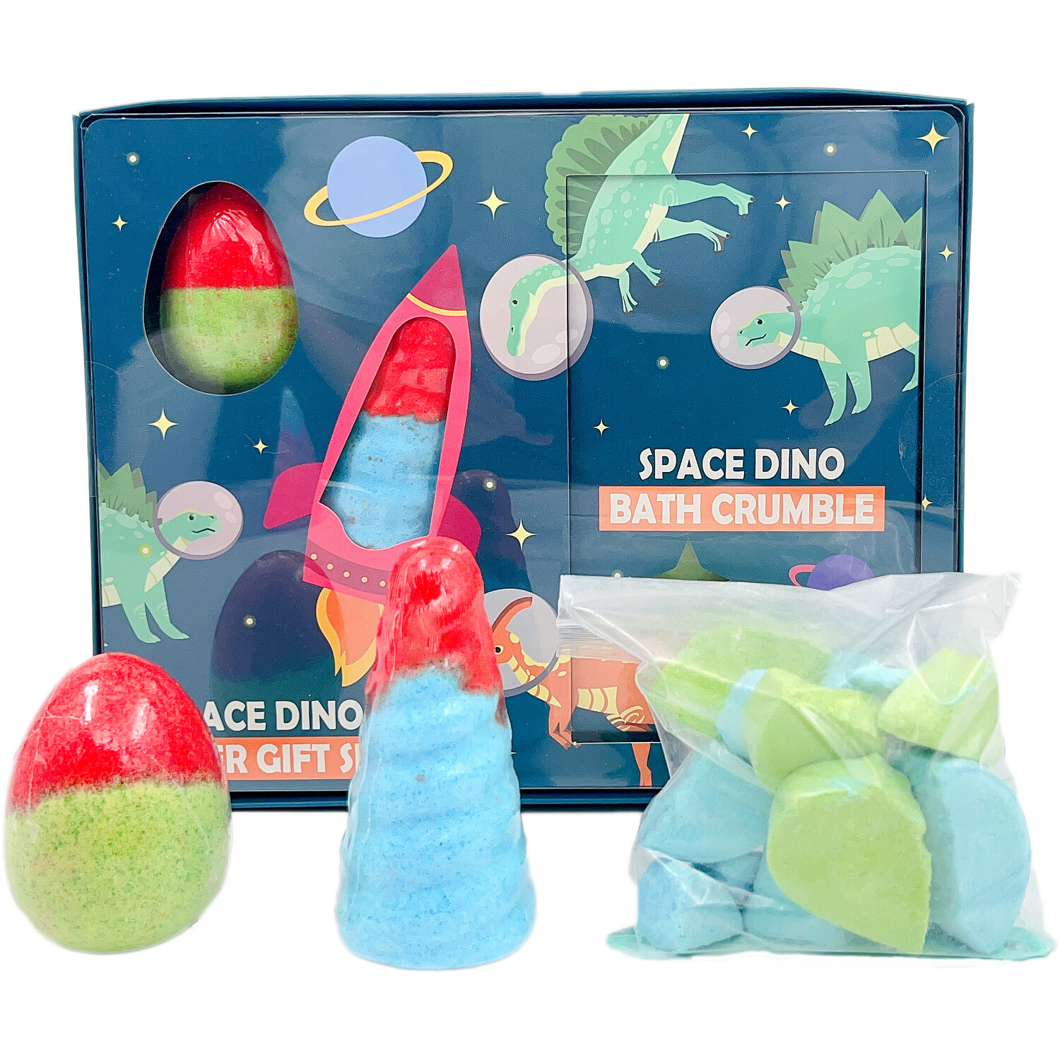 Space Dino Fizzer Blue Gift Set Image 2