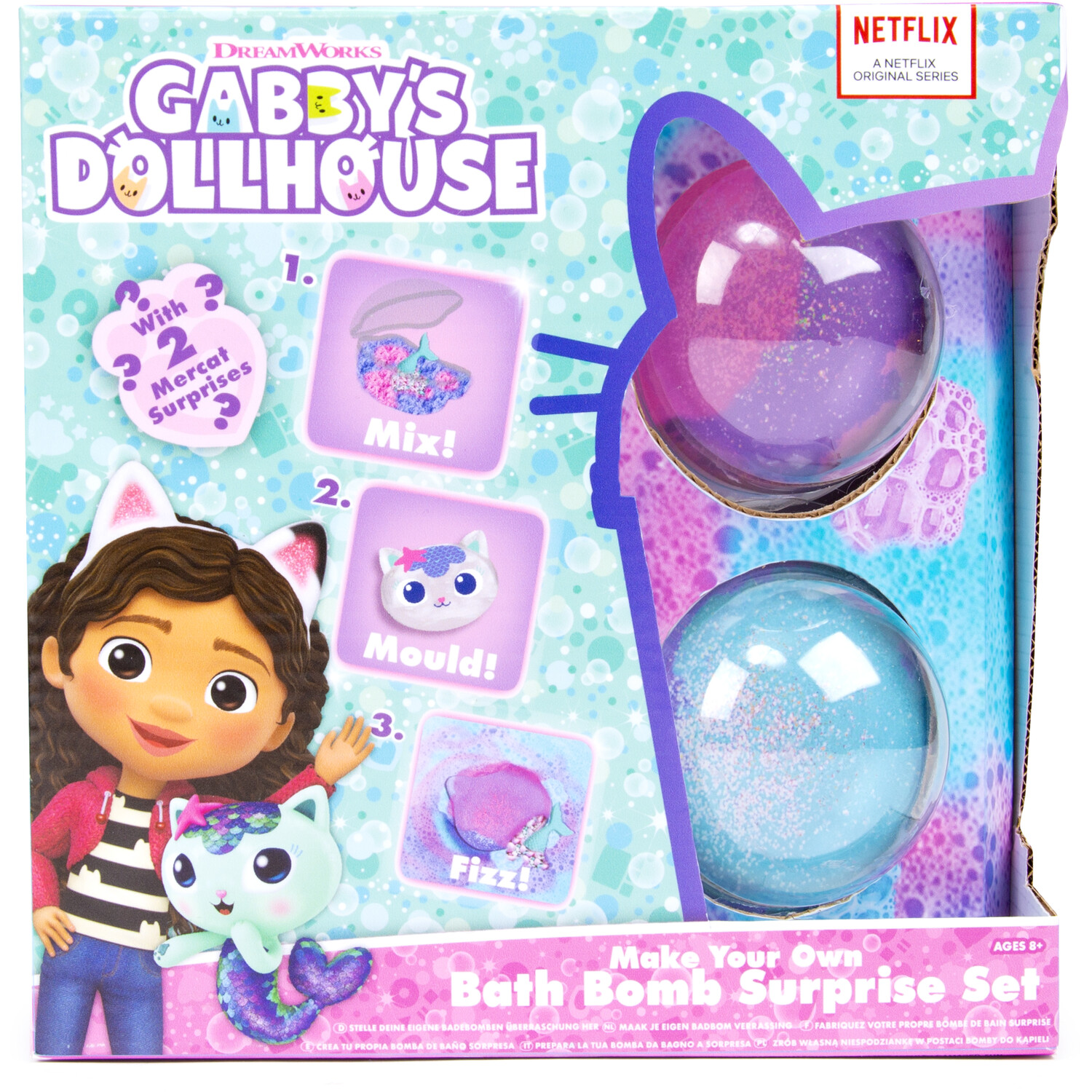 Gabby's Dollhouse Make Your Own Bath Bomb Surprise Set Image 4