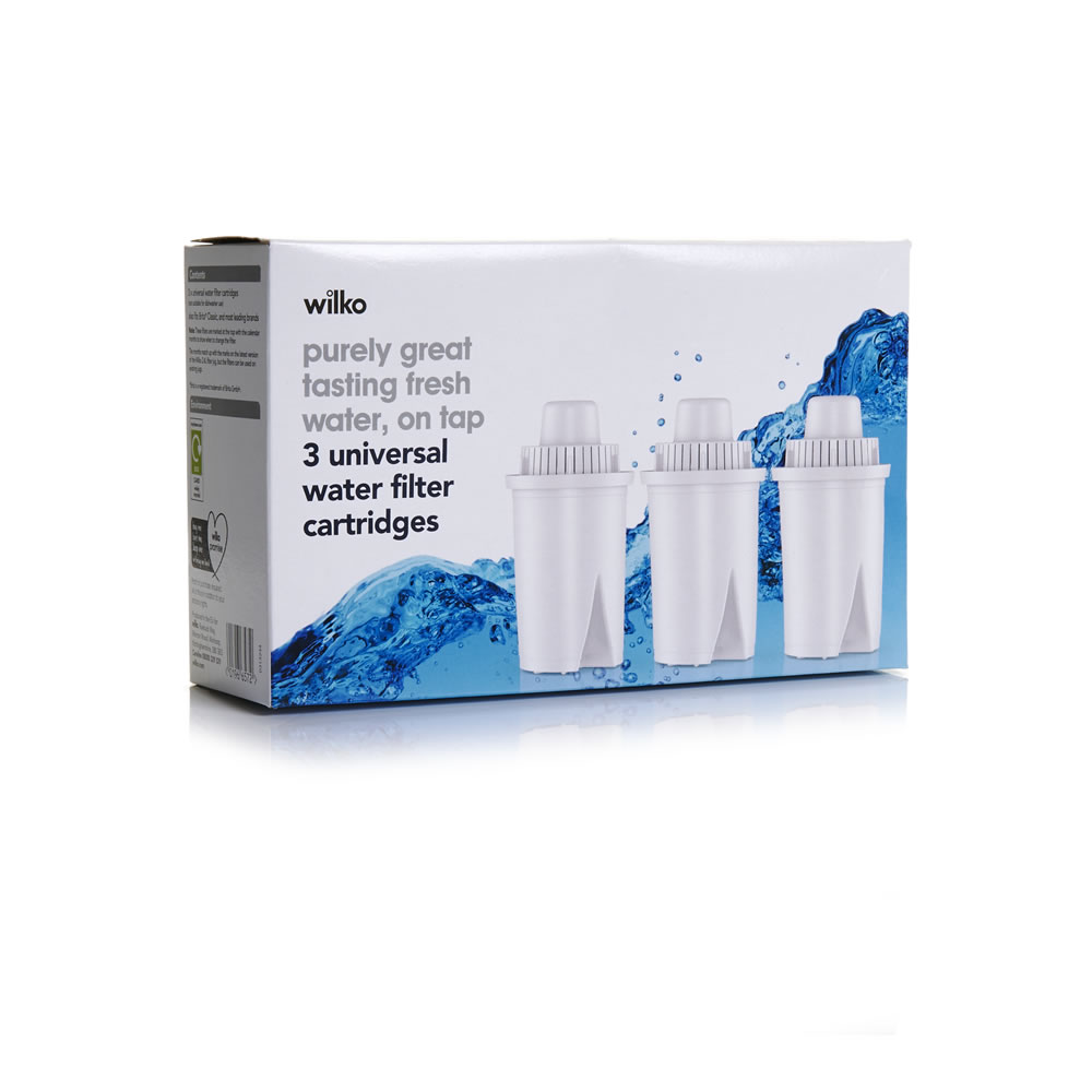 Wilko 3 pack Universal Water Filter Cartridges Image