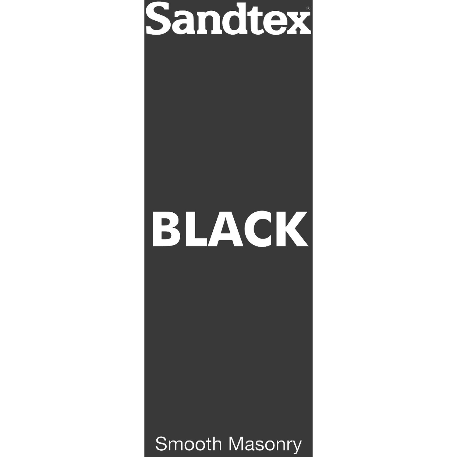 Sandtex Walls Black Microseal Smooth Masonry Matt Paint 5L Image 4