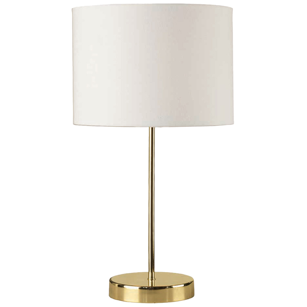 The Lighting and Interiors Gold Islington Touch Table Lamp Image 1
