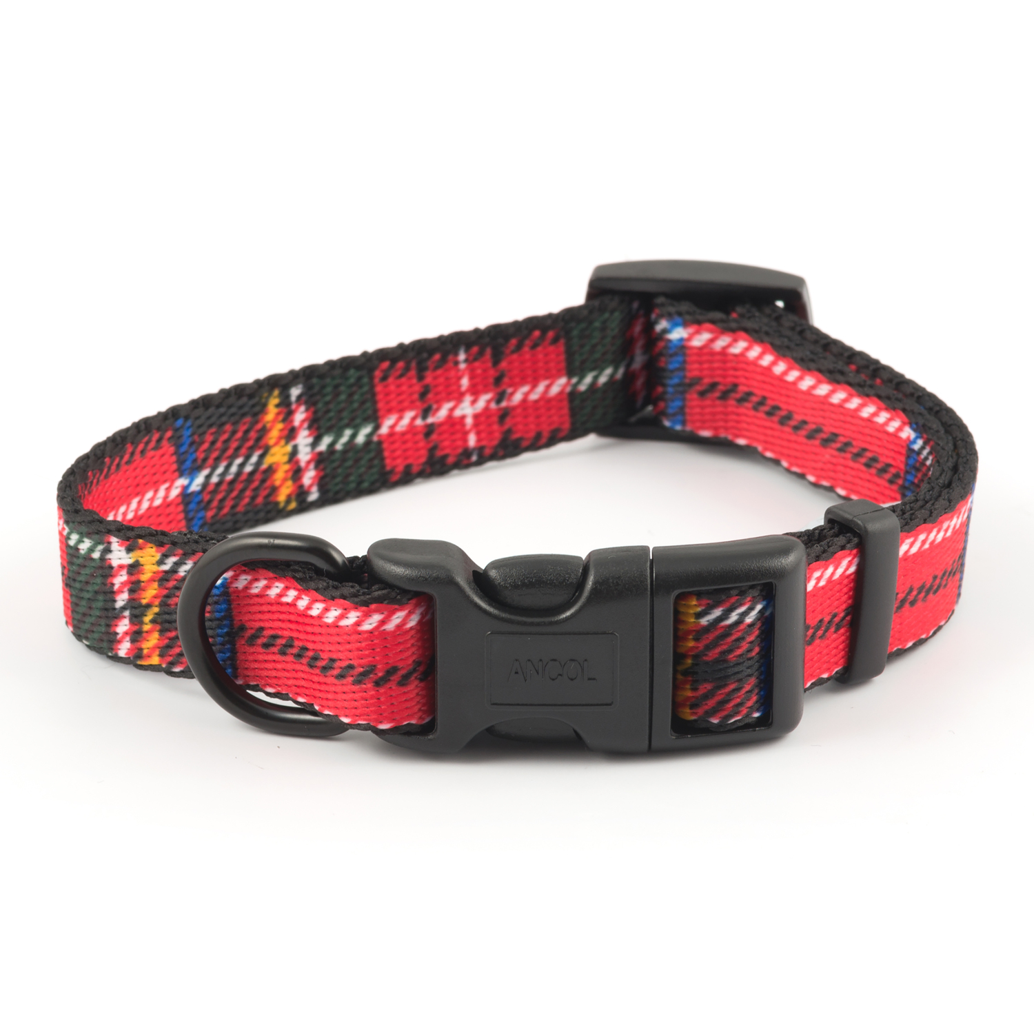 Tartan Adjustable Collar - Red / 30cm Image