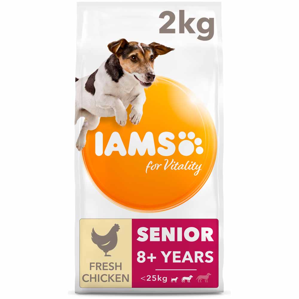 IAMS Vitality Small/Medium Senior Dog Food Chicken  2kg Image 1