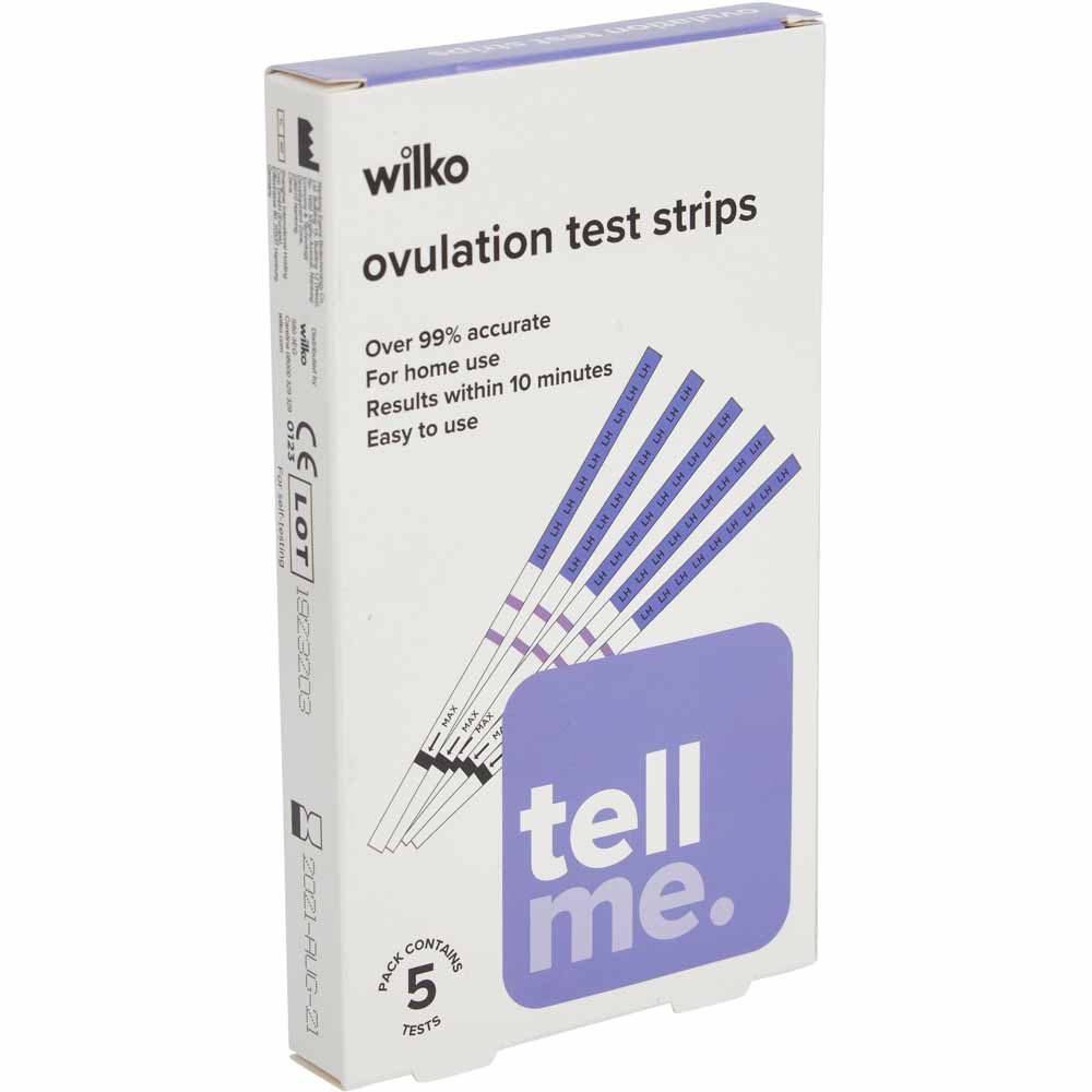Wilko Ovulation Test strip 5 Pack Image 3