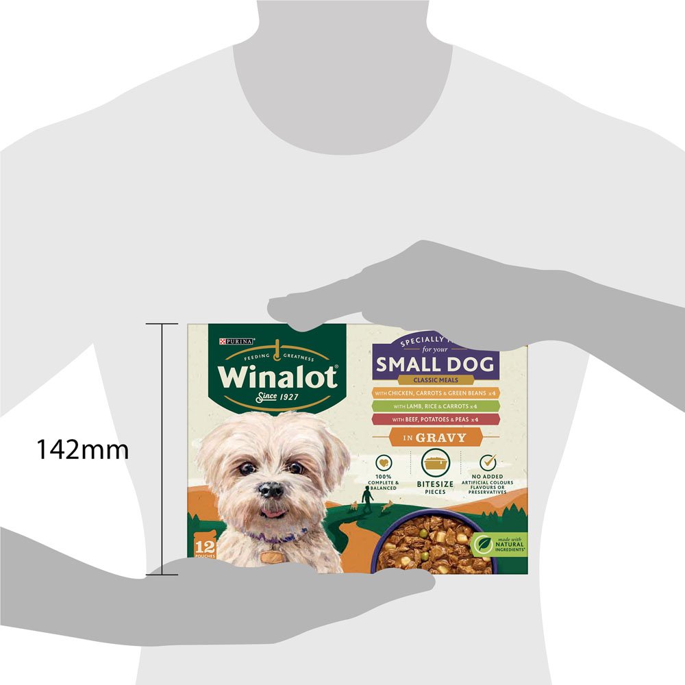 Winalot Mixed in Gravy Small Dog Food Pouches 12 x 100g Image 4