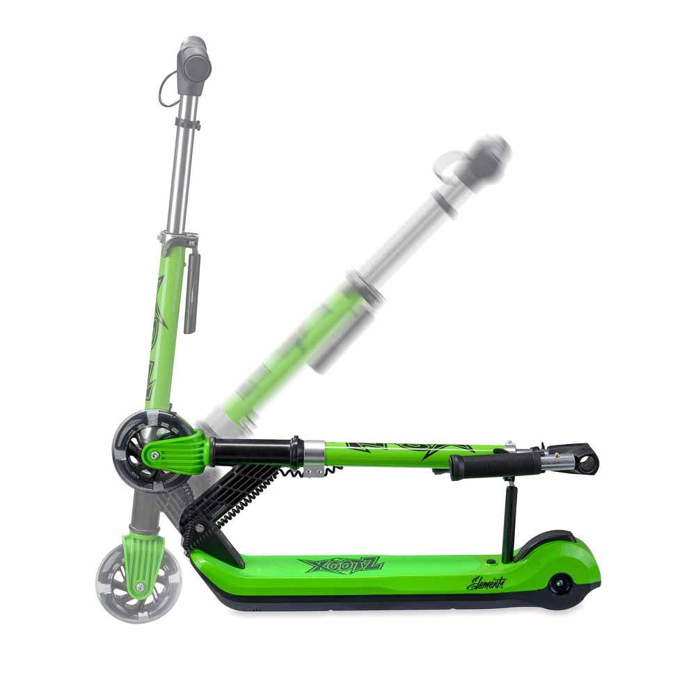Xootz Element Electric Foldable Scooter Green Image 5