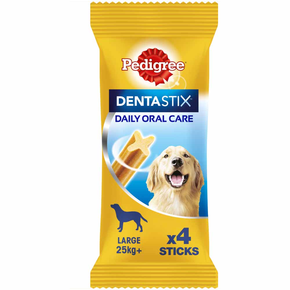Pedigree DentaStix Daily Adult Large Dog Dental Treats 154g 4 Pack Image 1