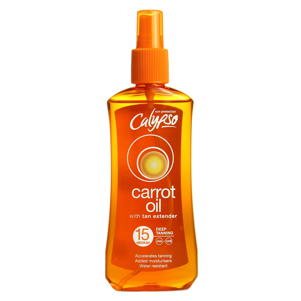 Calypso Original Carrot Oil SPF 15 200ml Wilko