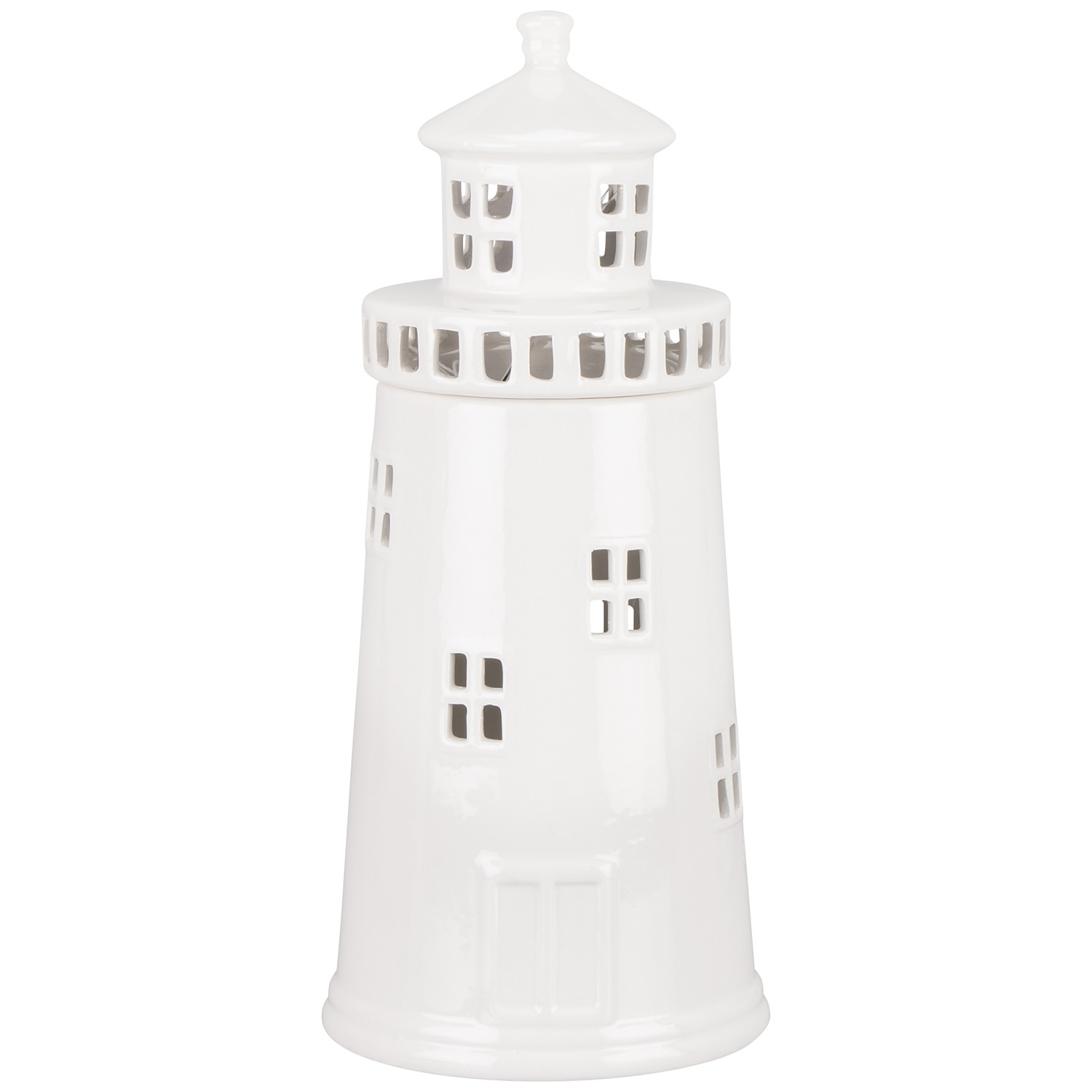 Cream Lighthouse Table Lamp Image 1