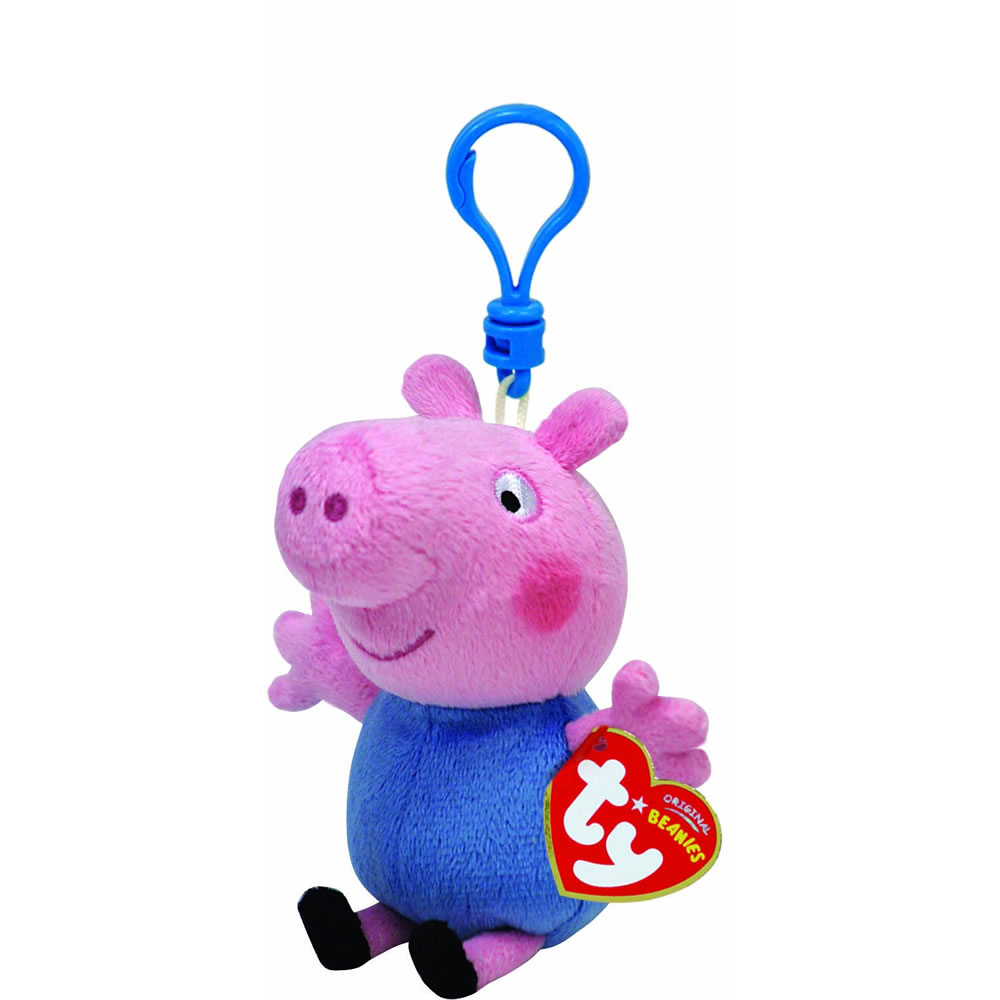 TY Peppa Pig Key Chain Assorted Wilko