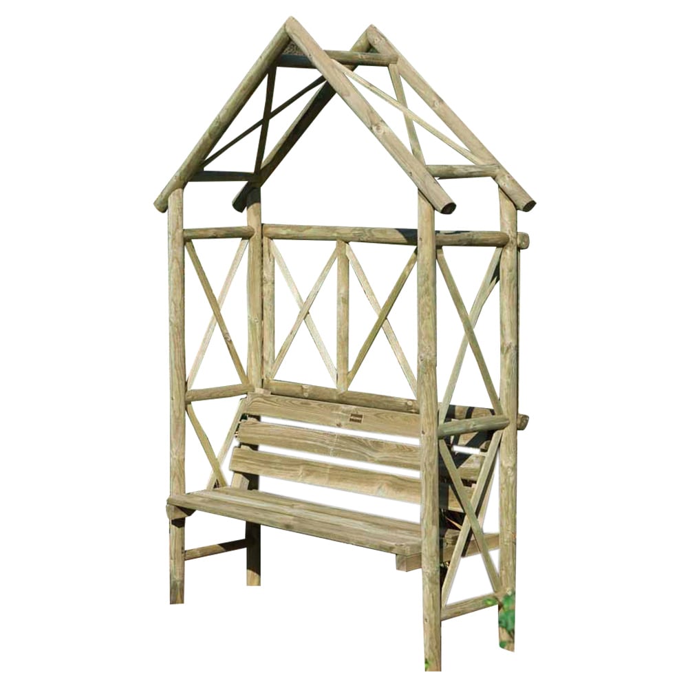 Rowlinson Rustic 2 Seater Arbour Image 3