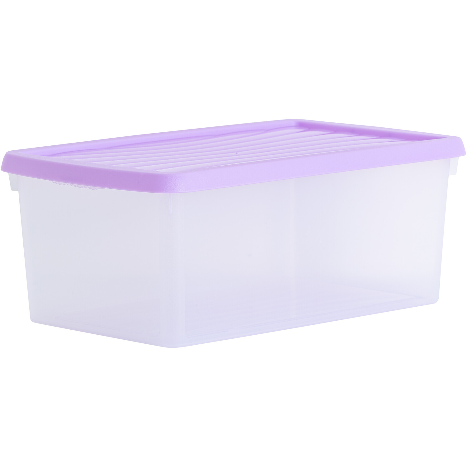 Single 9L Storage Box with Clip On Lid in Assorted styles Image 1