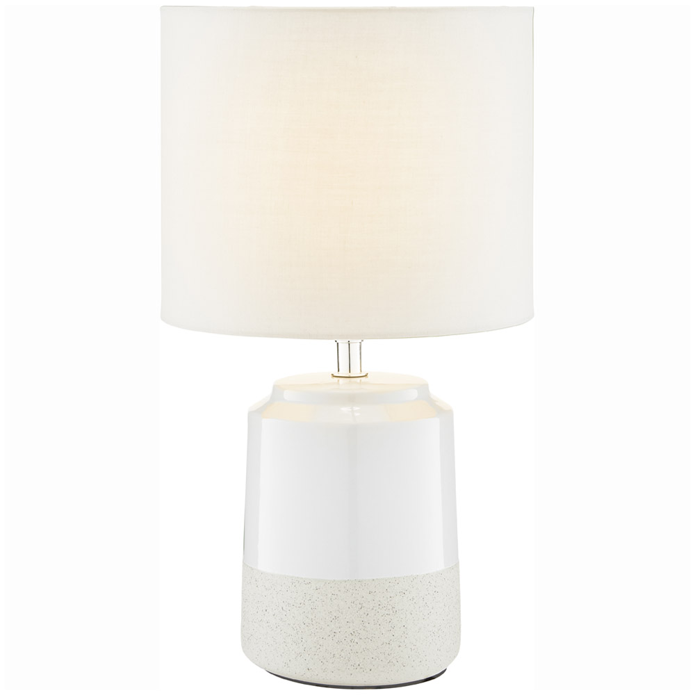 The Lighting and Interiors White Pop Table Lamp Image 1