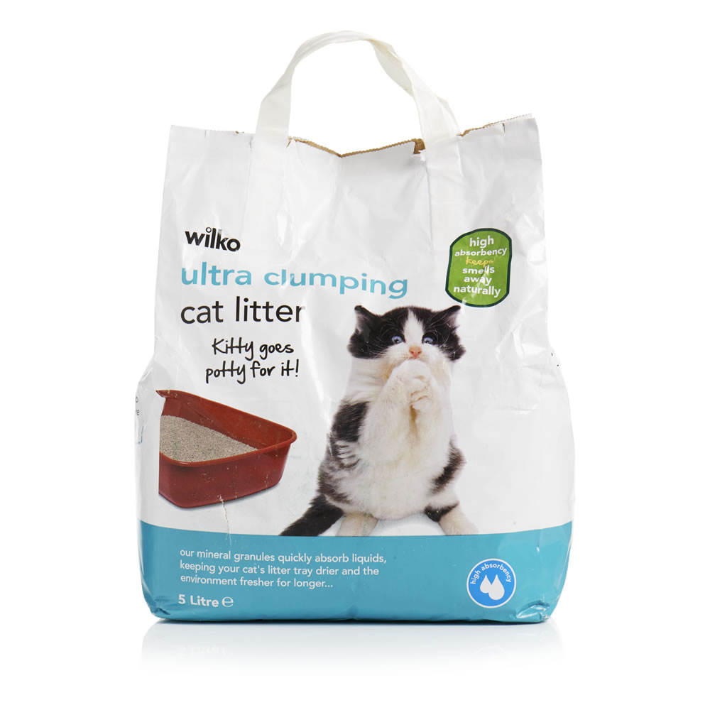 Wilko Ultra Clumping Cat Litter 5L Image
