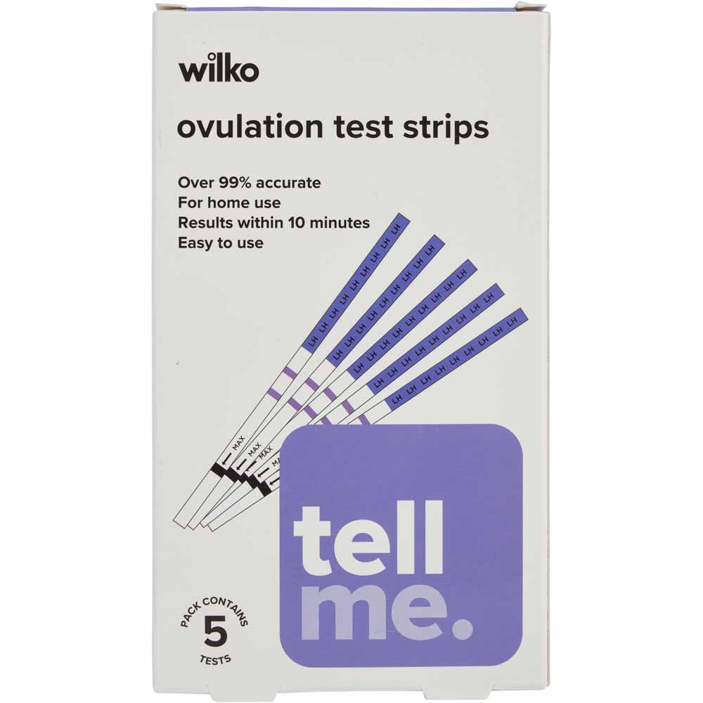 Wilko Ovulation Test strip 5 Pack Image 1