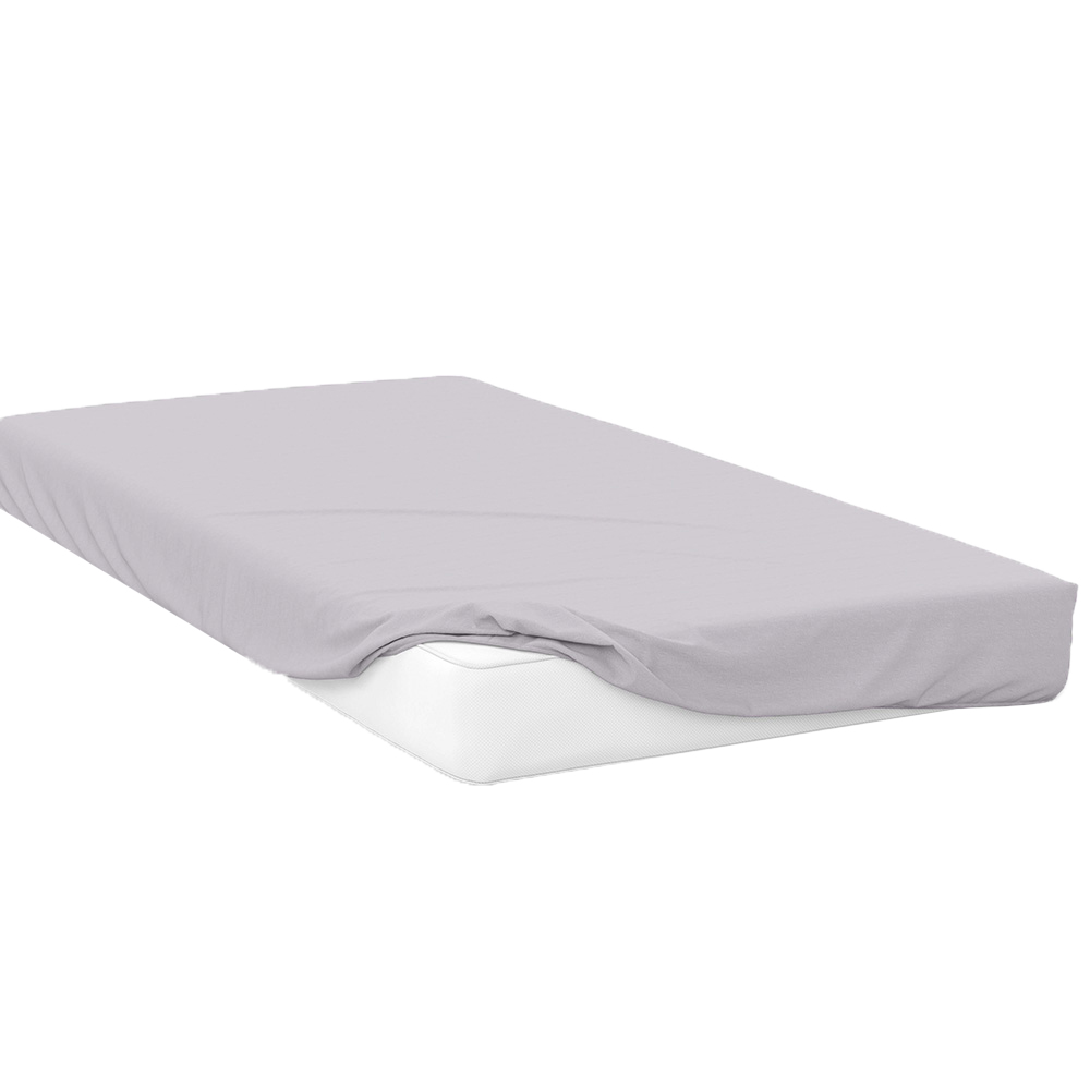 Serene Double Cloud Fitted Bed Sheet Image 1