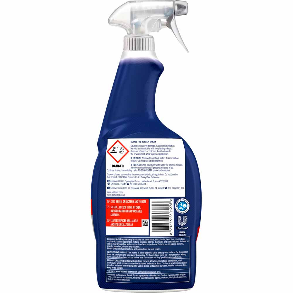 Domestos Multi-Purpose Cleaner Spray 700ml   Image 3