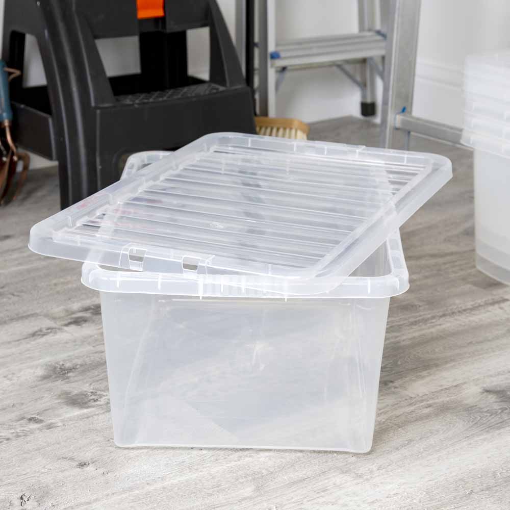 Wham 45L Crystal Storage Box and Lid 5 Pack Image 4