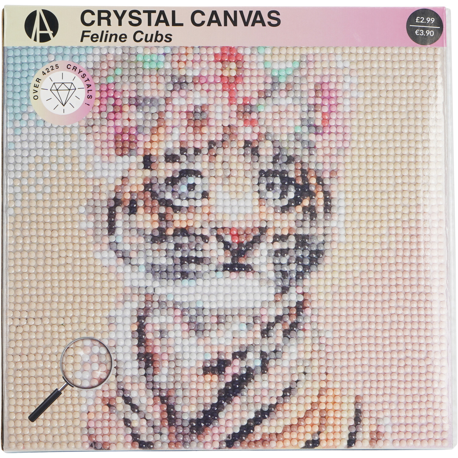 Crystal Canvas Feline Cubs Image 4