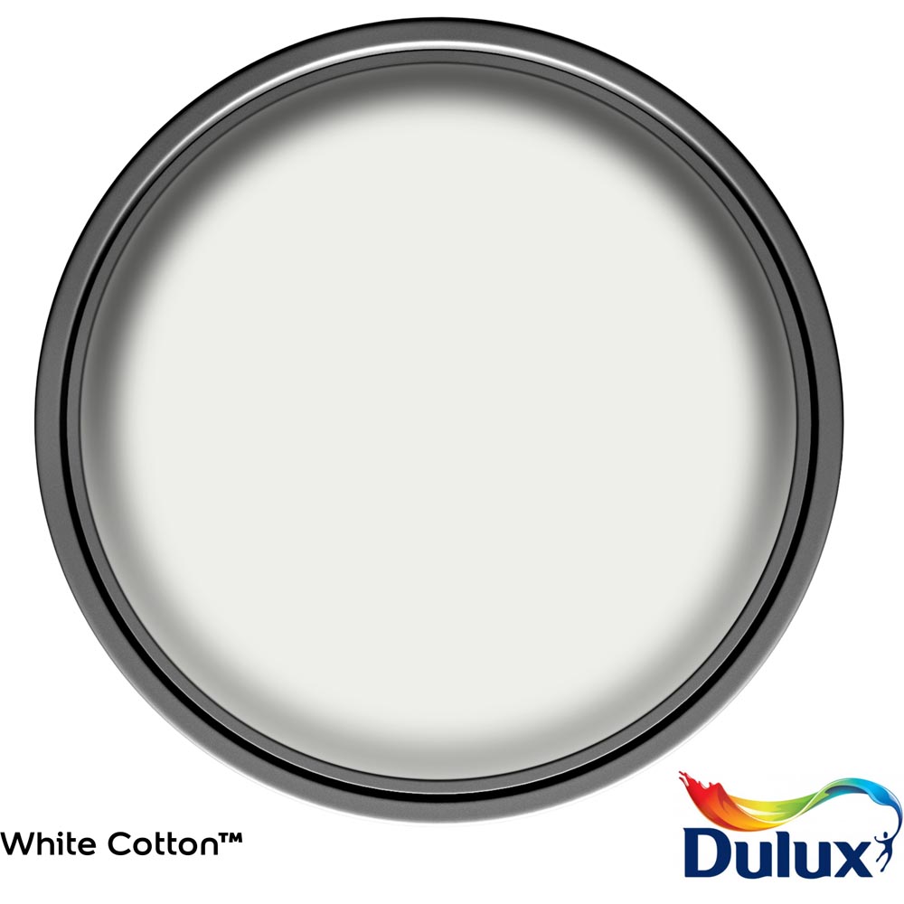 Dulux Easycare Kitchen White Cotton Matt Emulsion Paint 2.5L Image 3