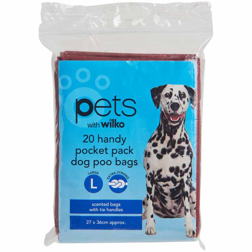 Wilko Dog Poo Bags 20 Pack Image 1