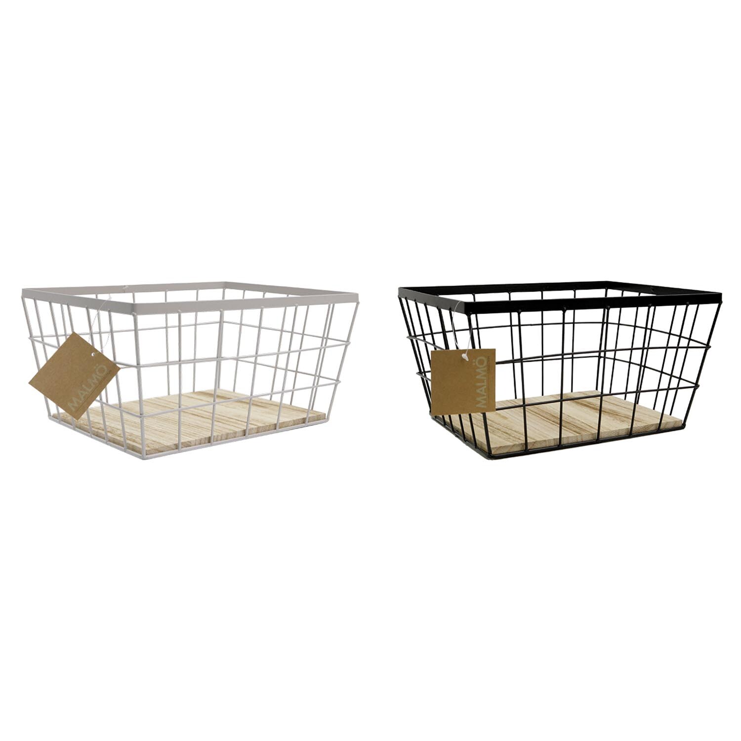 Single Malmo Square Wire Storage Basket in Assorted styles Image