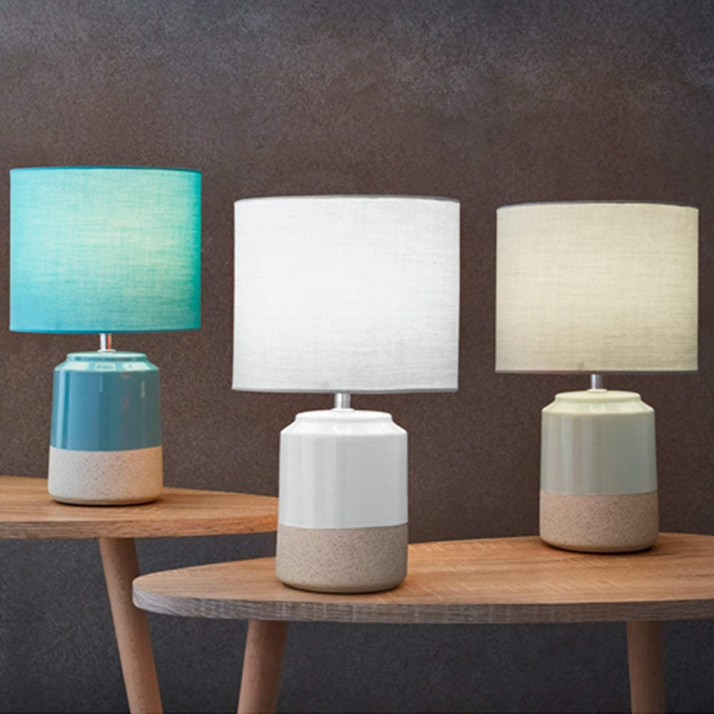 The Lighting and Interiors White Pop Table Lamp Image 6