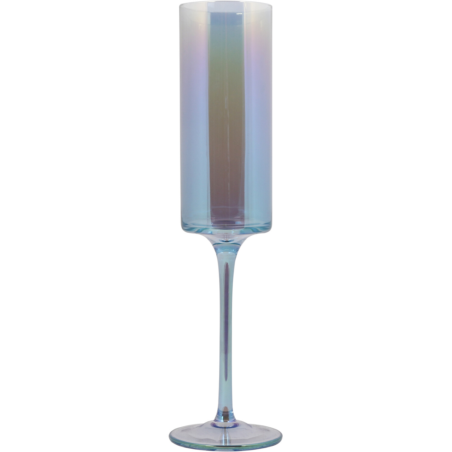 Iryssa Lustre Blue Champagne Glass Image