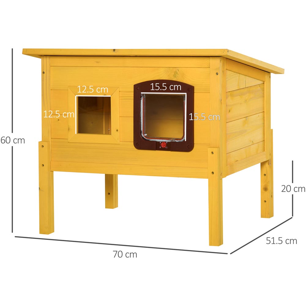 PawHut Wooden  Outdoor Pet Play Home Image 8