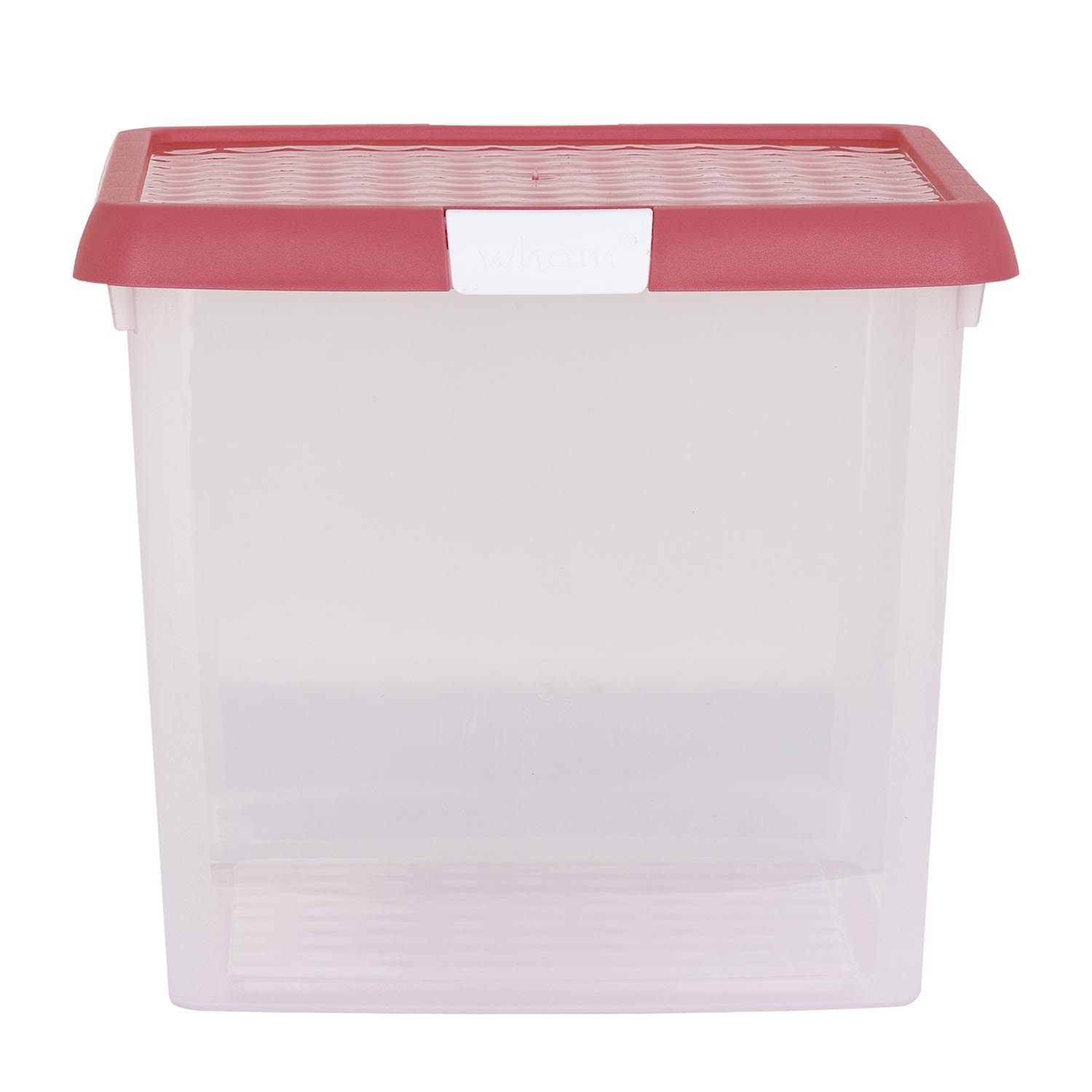 Wham 14L Red/White Storage Box with Clip Lid Image 1