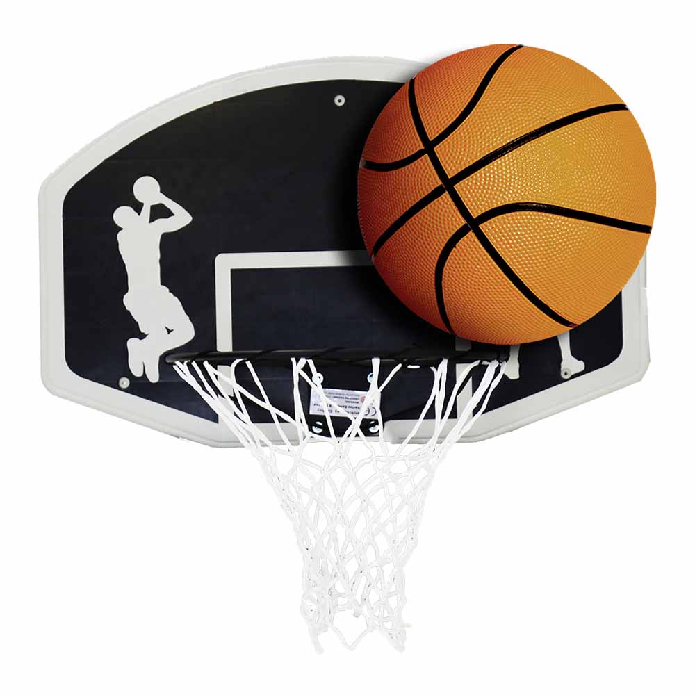 Kids Basketball Board Ring Net  Ball Set Image 1