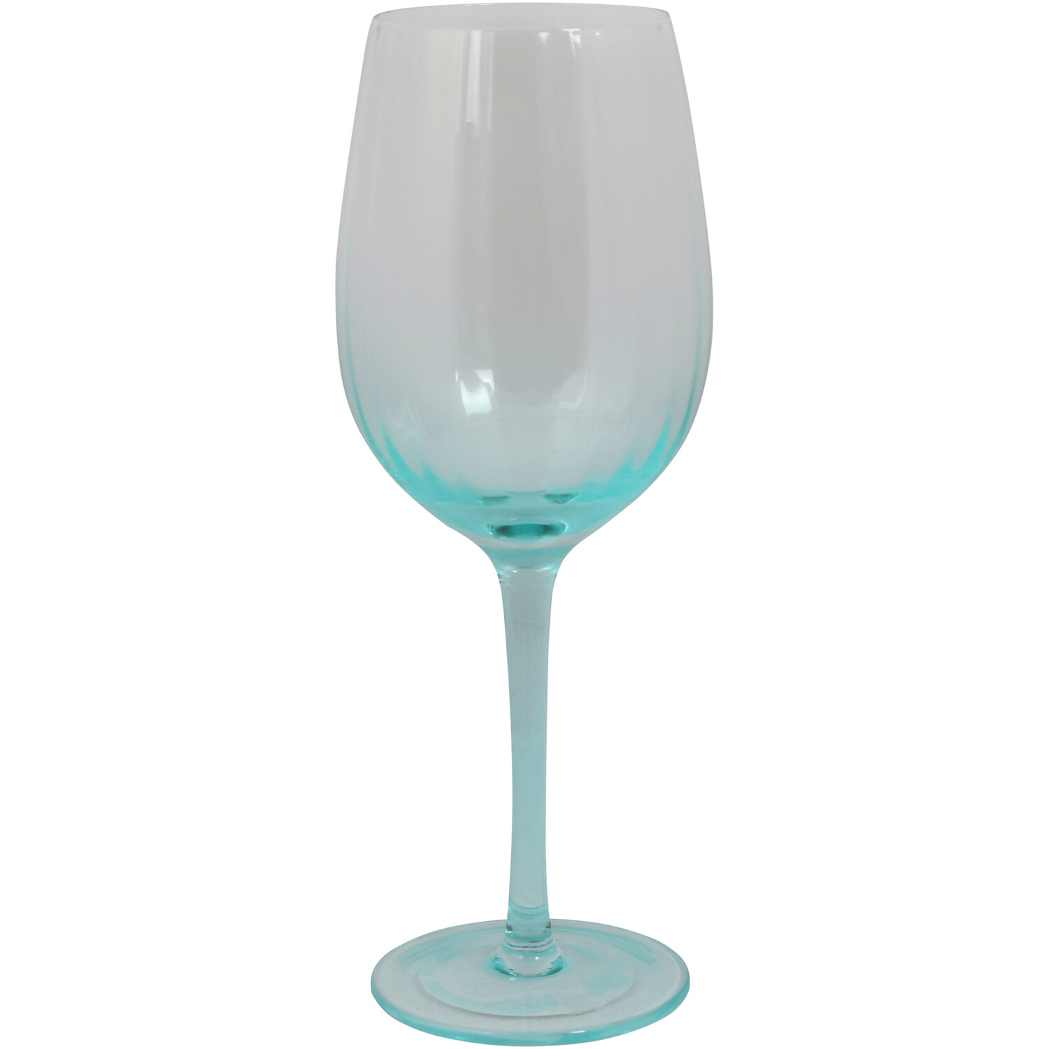 Aura Ombre Wine Glass - Turquoise Image