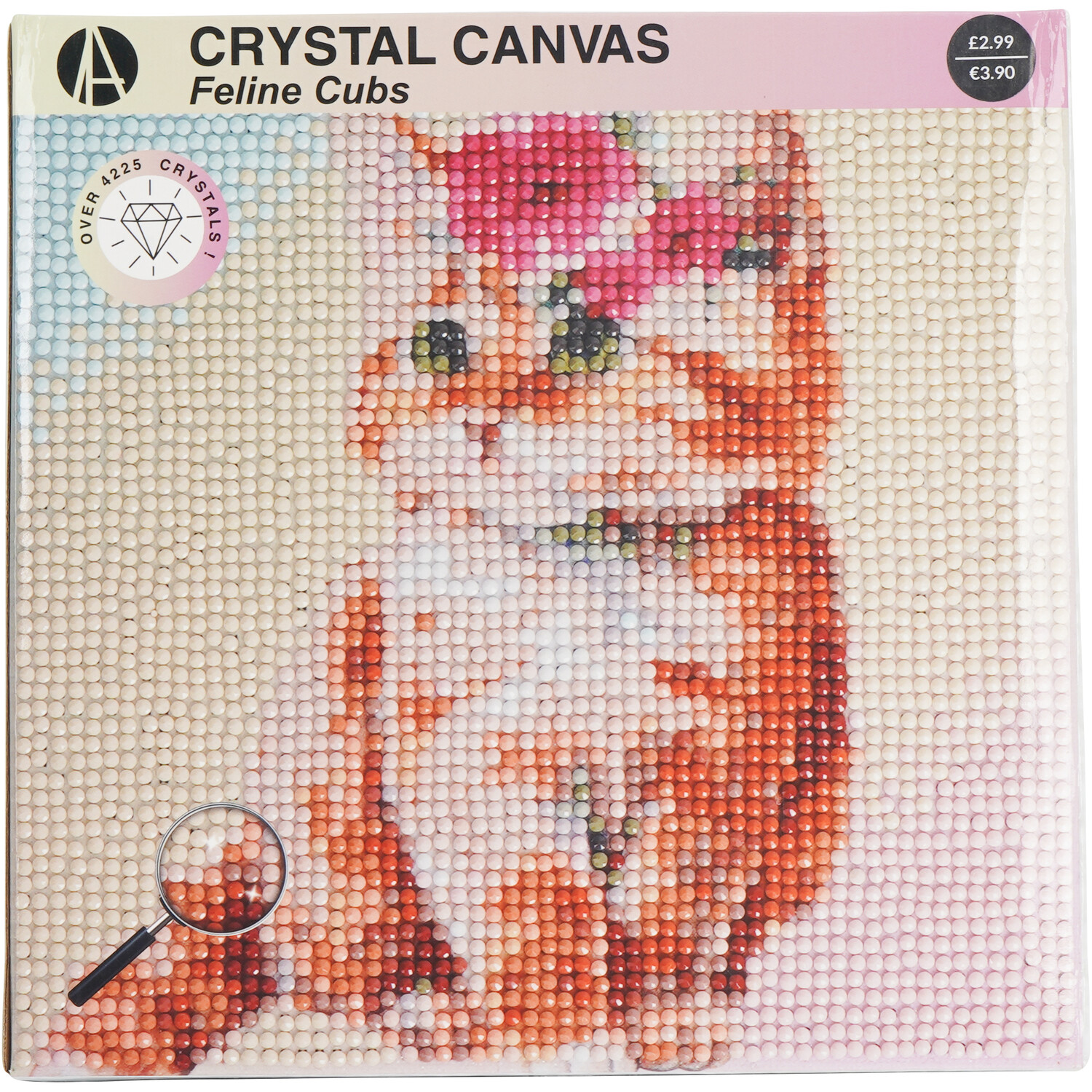 Crystal Canvas Feline Cubs Image 1