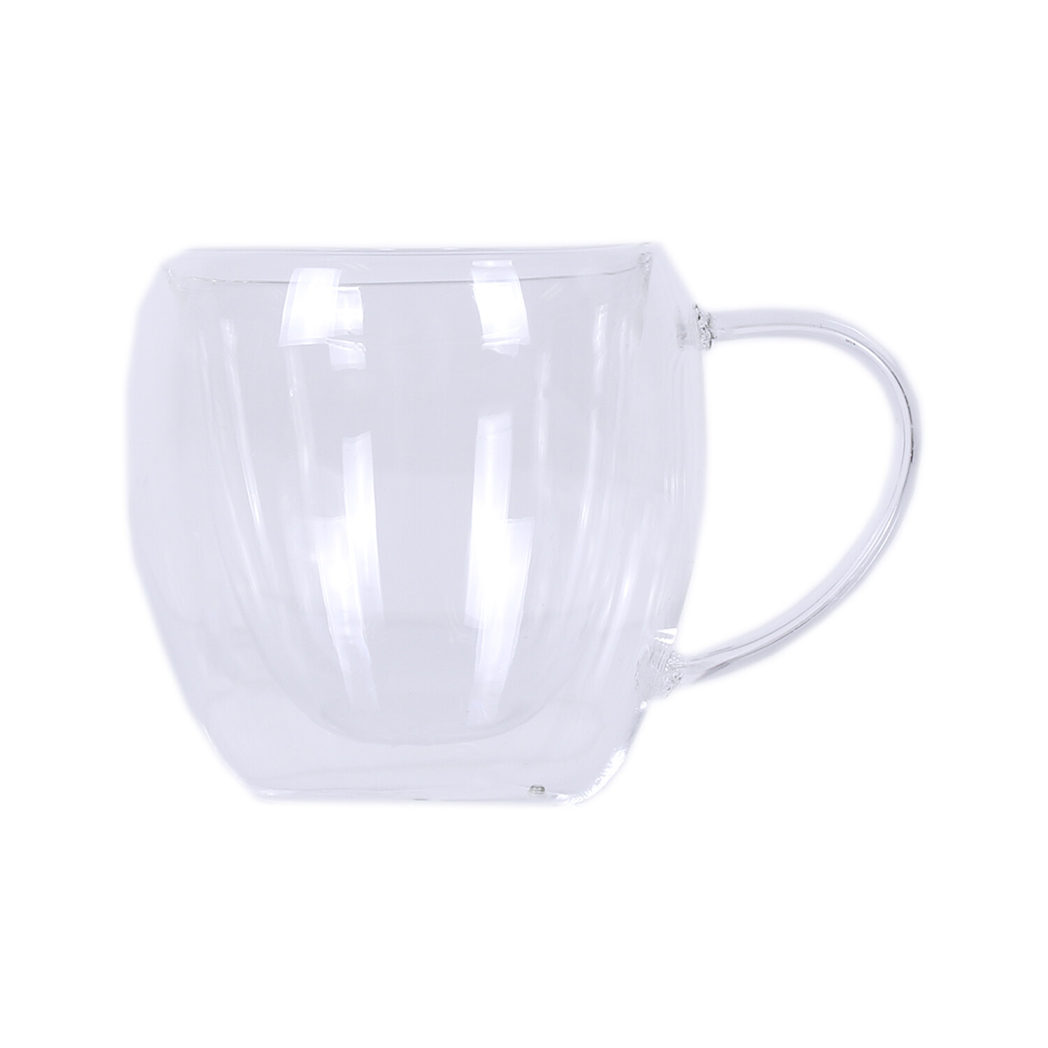 Double Walled Glass Mug 2 Pack Image
