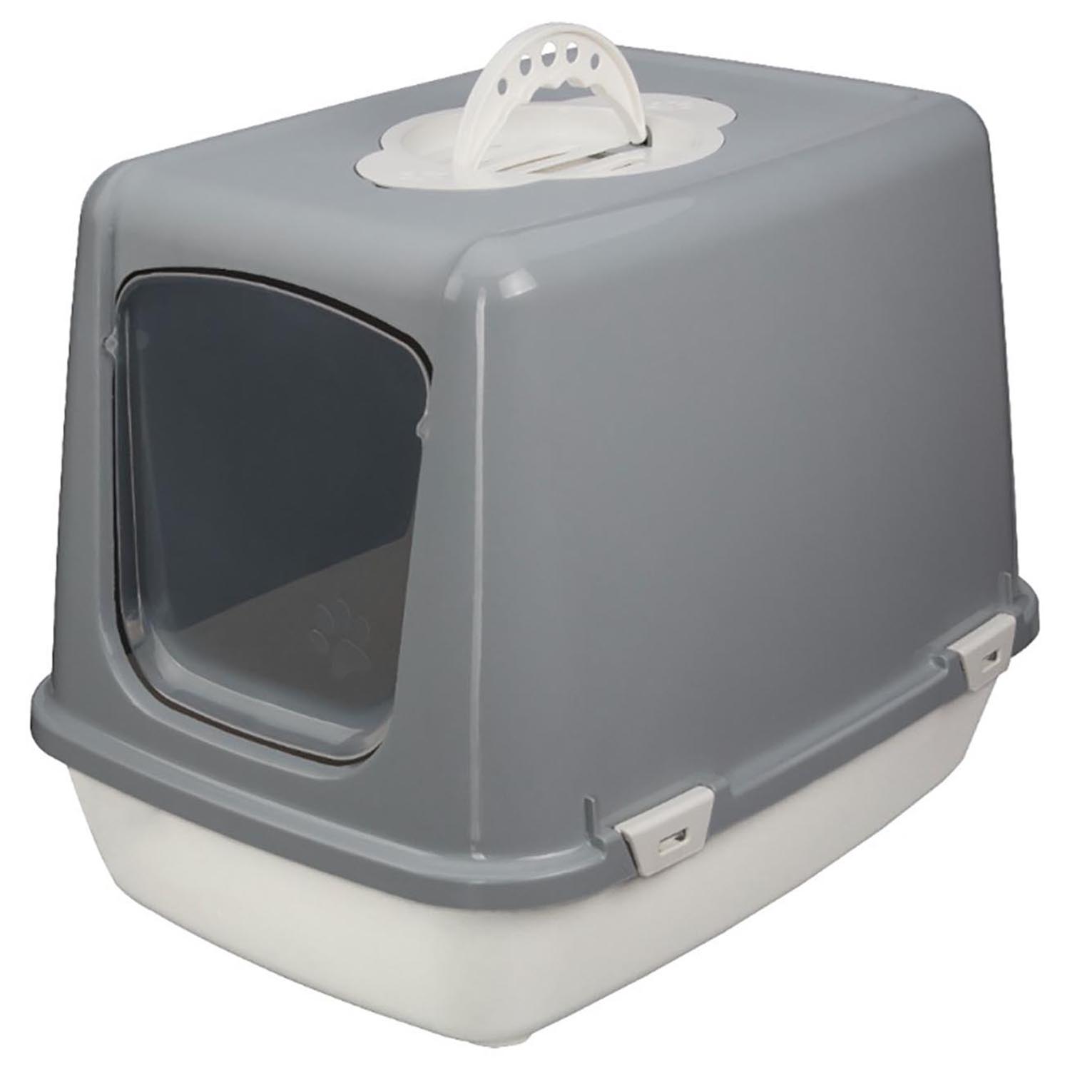 Hooded Cat Litter Tray with Handle Image